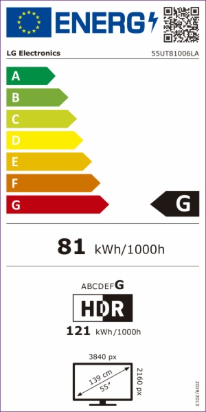 TELEVISOR LED LG 55UT81006LA