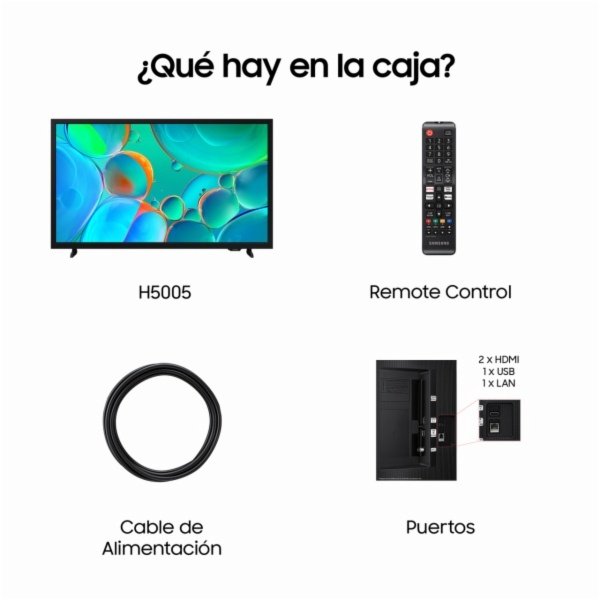 TELEVISOR LED SAMSUNG TU32H5005FKXXC