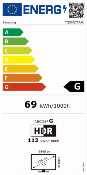 TELEVISOR LED SAMSUNG TQ50Q7FAAUXXC
