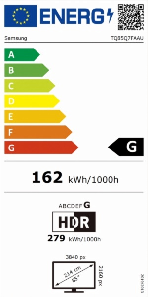 TELEVISOR LED SAMSUNG TQ85Q7FAAUXXC
