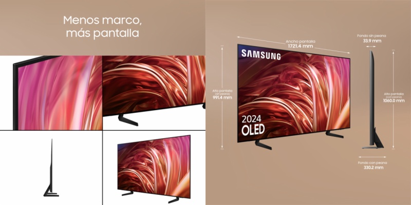 TELEVISOR OLED SAMSUNG TQ77S85DAEXXC