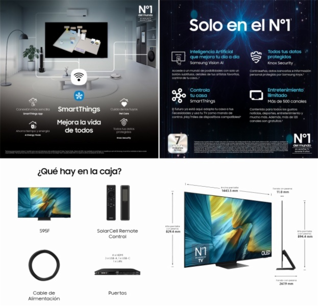 TELEVISOR OLED SAMSUNG TQ65S95FATXXC