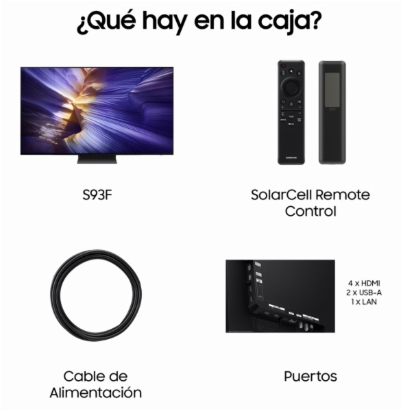 TELEVISOR OLED SAMSUNG TQ77S93FAEXXC