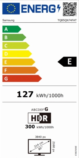 TV MINILED SAMSUNG TQ85QN74FATXXC