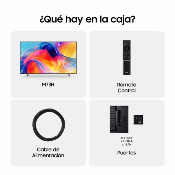 TV MINILED SAMSUNG TU75M73HAUXXC