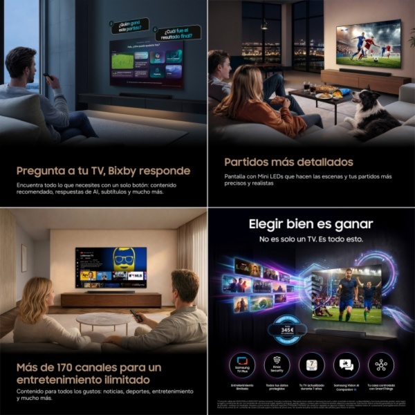 TV MINILED SAMSUNG TU85M80HAUXXC
