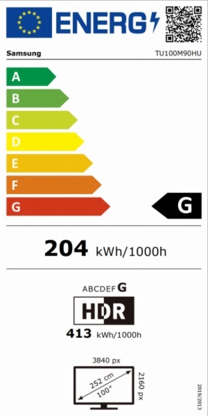 TV MINILED SAMSUNG TU100M90HUXXC