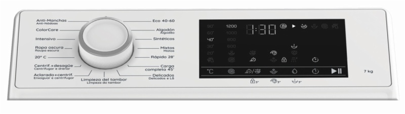 LAVADORA HOTPOINT TH 721 ANTI STAIN SP