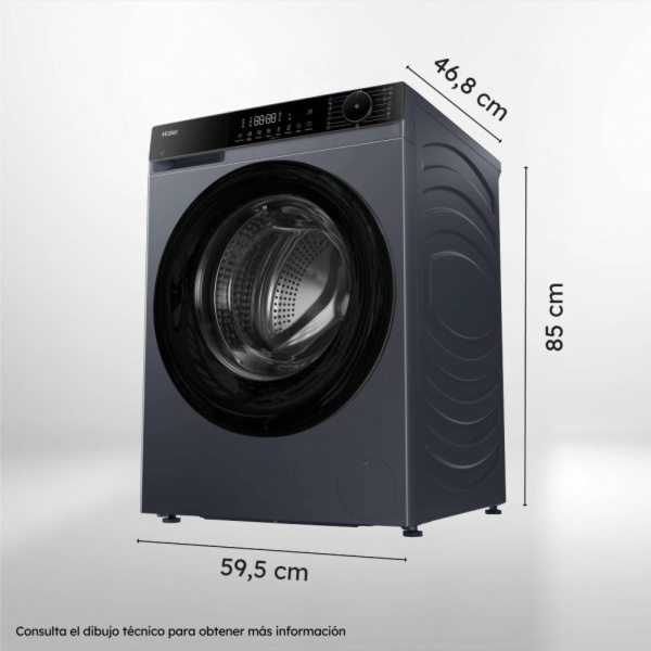 LAVADORA HAIER HW80BP14357GTUIB