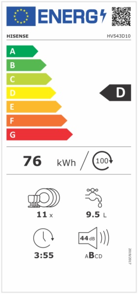 LAVAVAJILLAS HISENSE HV543D10