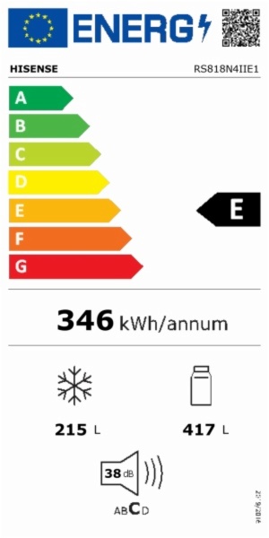 FRIGO.AMERICANO HISENSE RS818N4IIE1