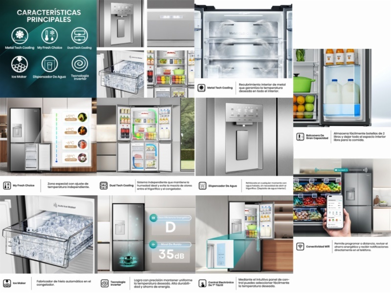 COMBI AMERICANO NO FROST  HISENSE RQ5P470SYID