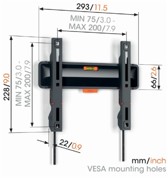 SOPORTE DE PARED VOGELS TVM3203