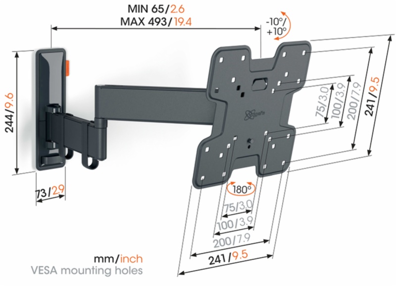 SOPOR. DE PARED VOGELS TVM3243