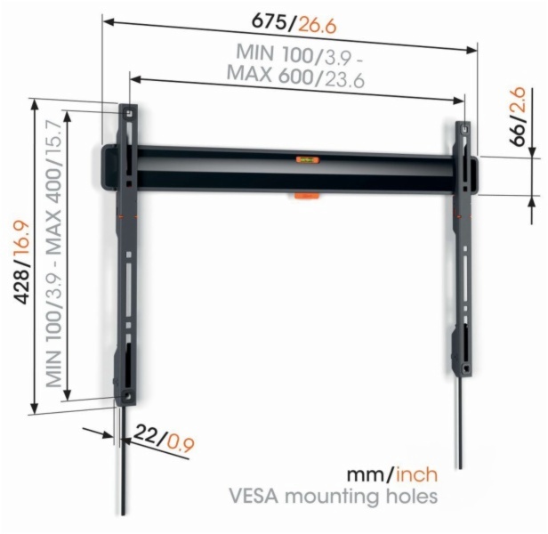 SOPORTE DE PARED VOGELS TVM3603