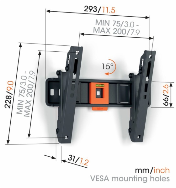 SOPORTE DE PARED VOGELS TVM1213