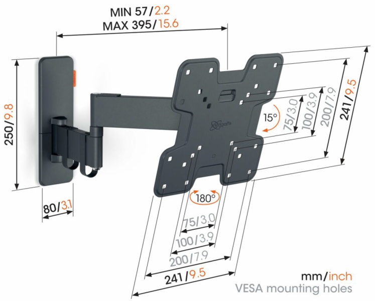 SOPORTE DE PARED VOGELS TVM1243