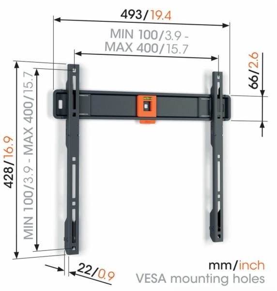 SOPORTE DE PARED VOGELS TVM1403
