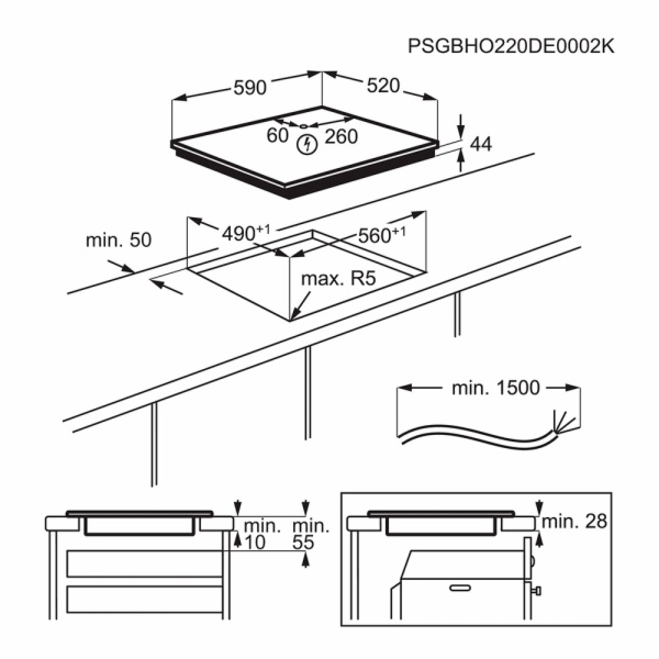 INDUCCION ELECTROLUX LIS62341