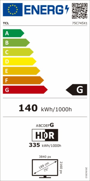 TELEVISOR LED TCL 75C745