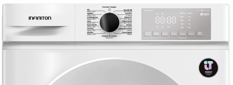 LAVADORA INFINITON WM-F104AWH