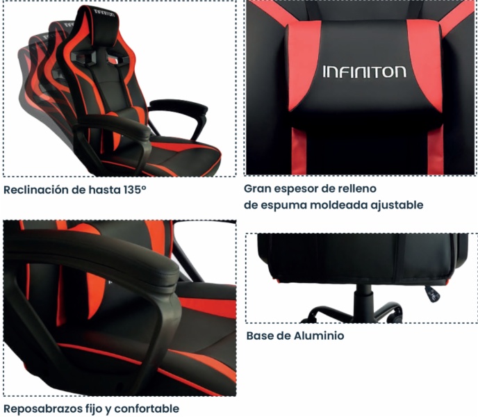 SILLA INFINITON GSEAT-TS RED