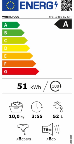 LAVADORA WHIRLPOOL FFB 10469 BV SPT