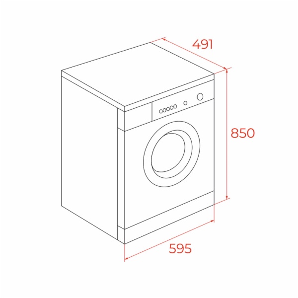 LAVADORA TEKA WMK 40840 BLANCO