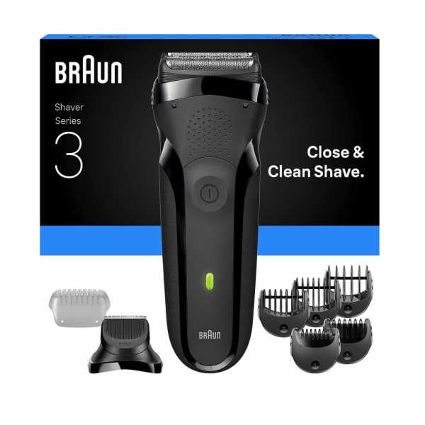 AFEITADORA BRAUN 300BT BLK S.3BOX EUR