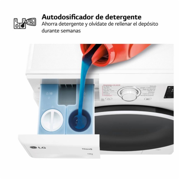 LAVADORA LG F4WR5510A0W