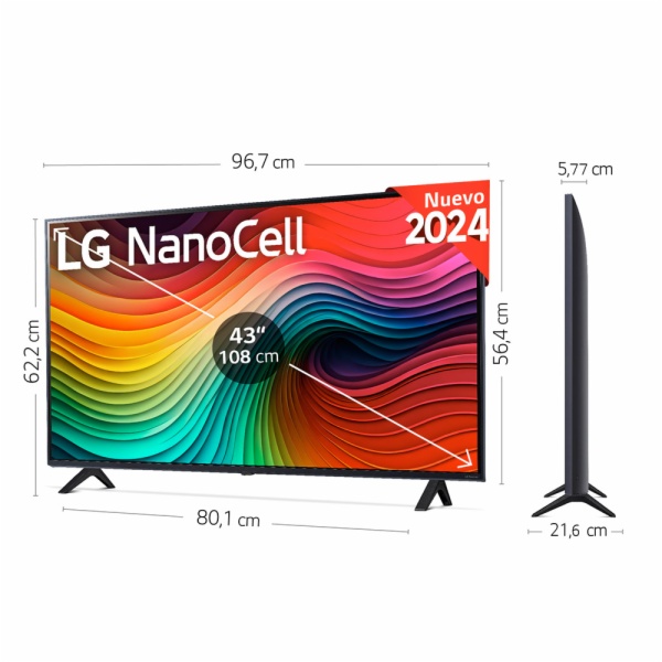 TELEVISOR LED LG 43NANO81T6A