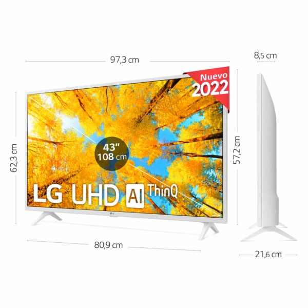 TELEVISOR LED LG 43UQ76906LE