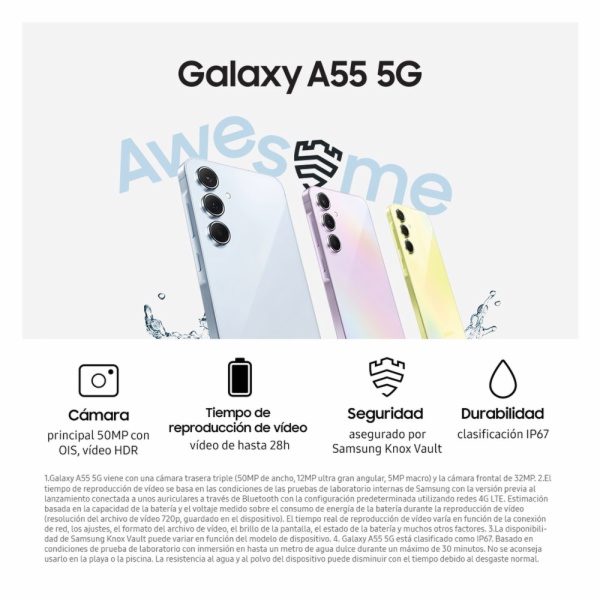 TELEFONO MOVIL SAMSUNG GALAXY A55 5G