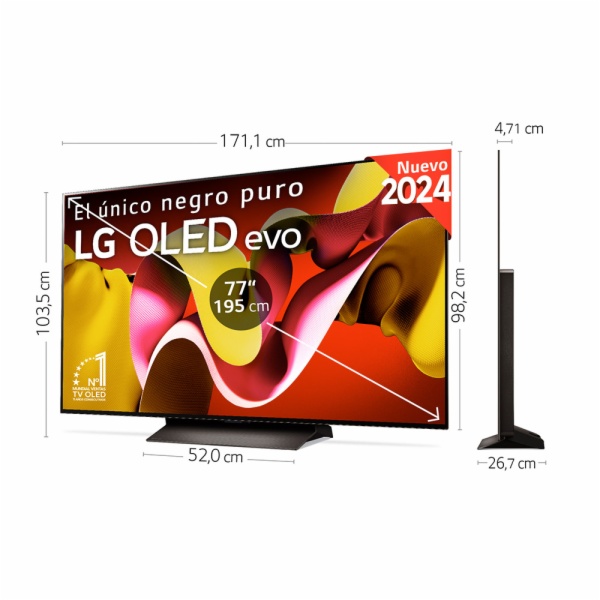 TELEVISOR OLED LG OLED77C46LA