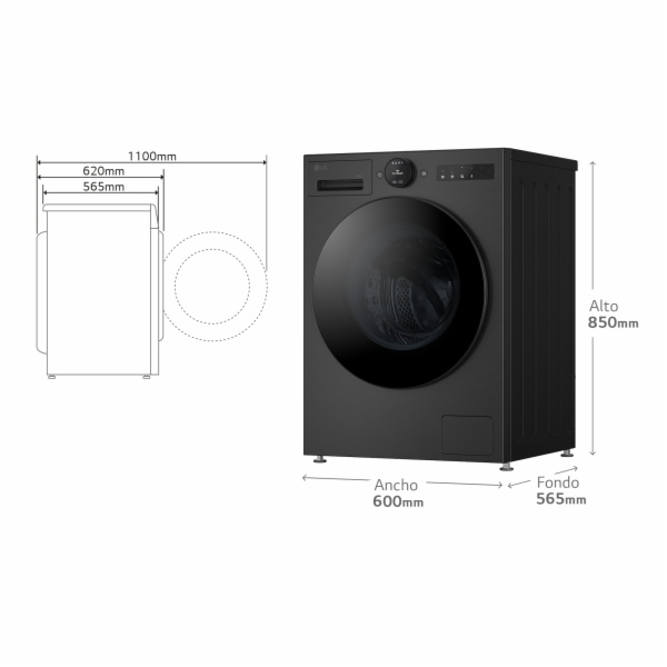 LAVADORA LG F4X7009TBB