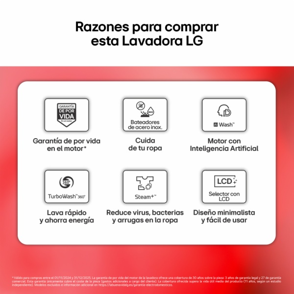 LAVADORA LG F4X7009TBB