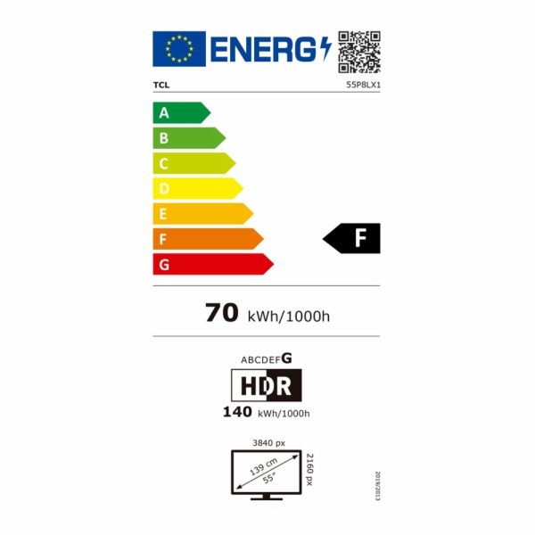 TV MINILED TCL 55P8L
