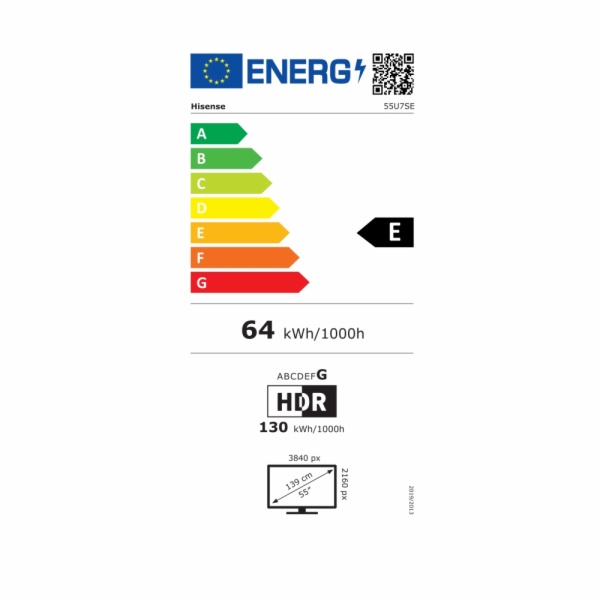 TELEVISOR LED HISENSE 55U7SE