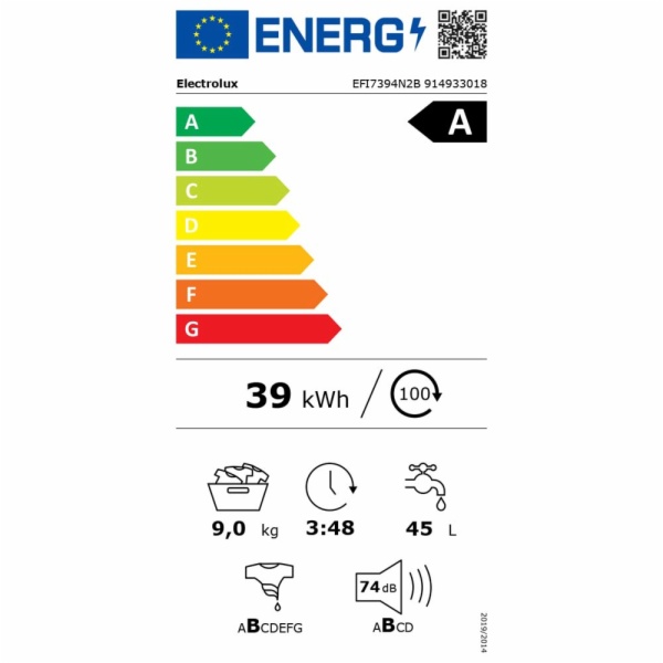 LAVADORA ELECTROLUX EFI7394N2B