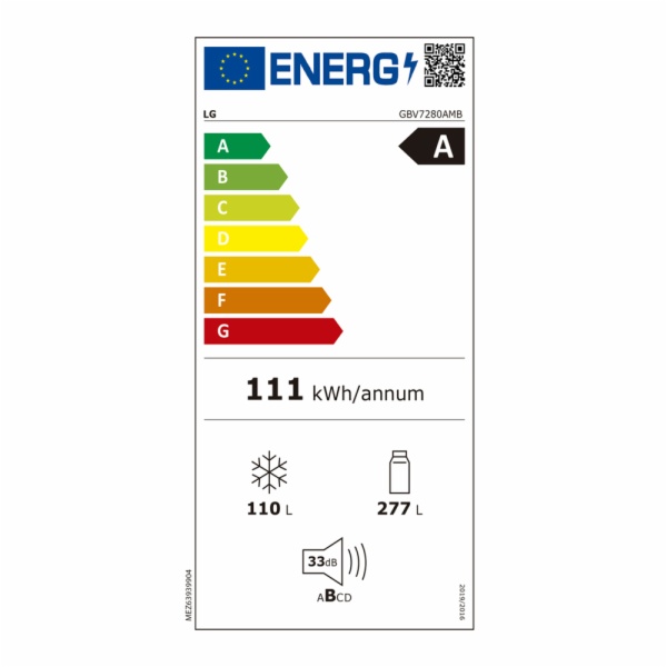 FRIGORIFICO COMBI LG GBV7280AMB