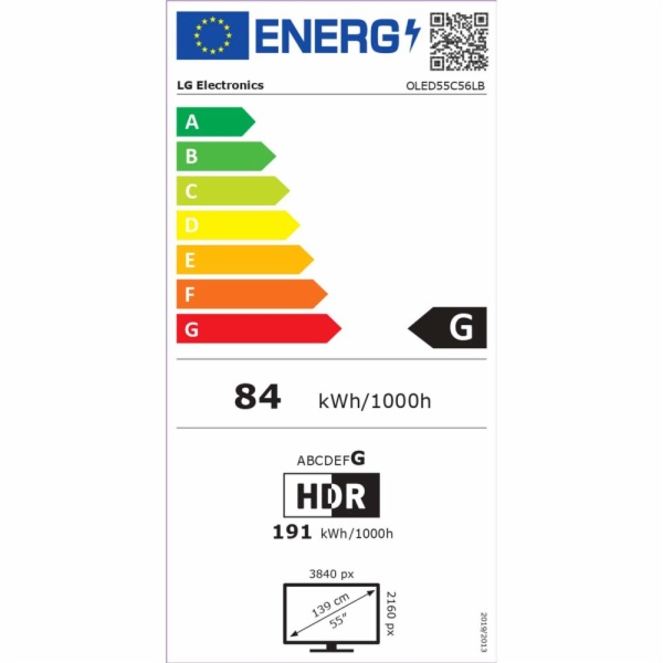 TELEVISOR OLED LG OLED55C56LB