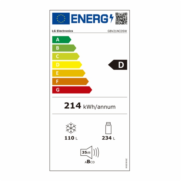FRIGORIFICO COMBI LG GBV21NCDSW