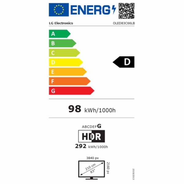 TELEVISOR OLED LG OLED83C66LB