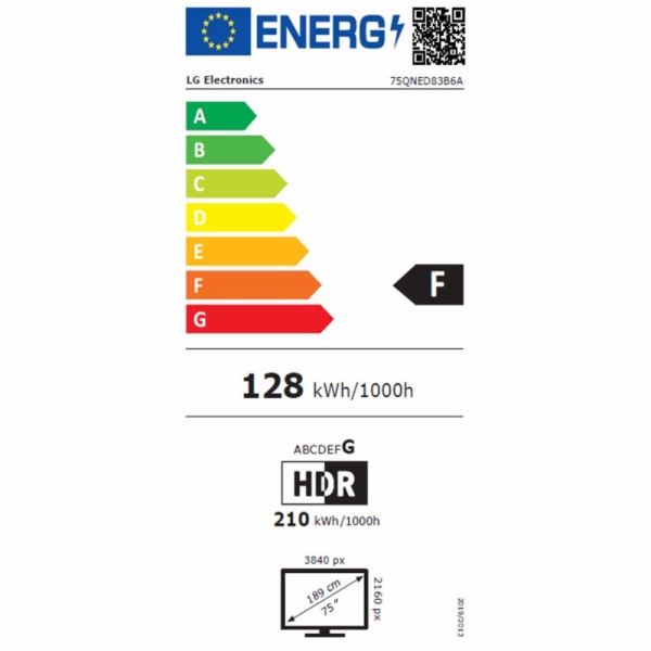 TV MINILED LG 75QNED83B6A