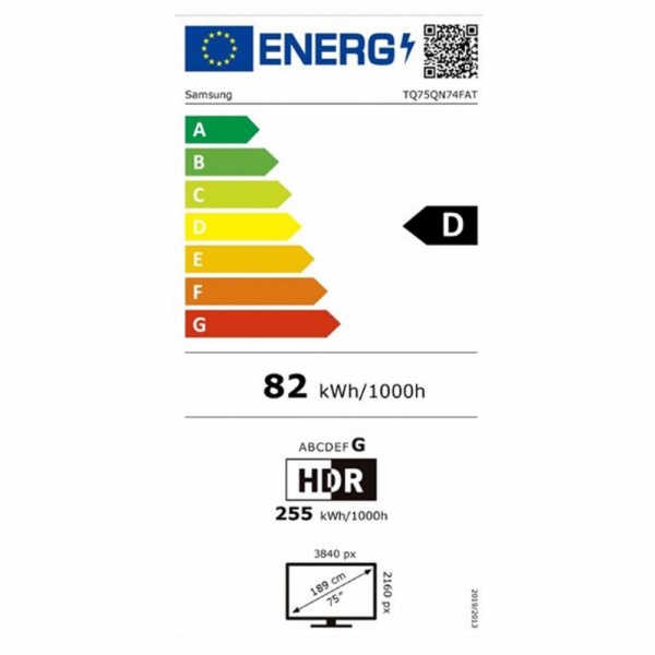 TELEVISOR LED SAMSUNG TQ75QN74FATXXC