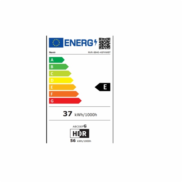 TELEVISOR LED NEVIR NVR-8840-40FHWBT