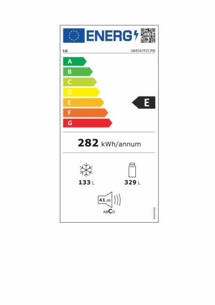 FRIGORIFICO COMBI LG GBB567PZCMB