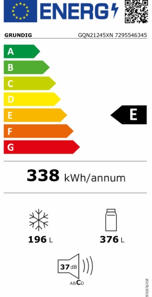 COMBI AMERICANO NO FROST  GRUNDIG G.B GQN21245XN