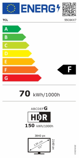 TELEVISOR LED TCL 55C6K