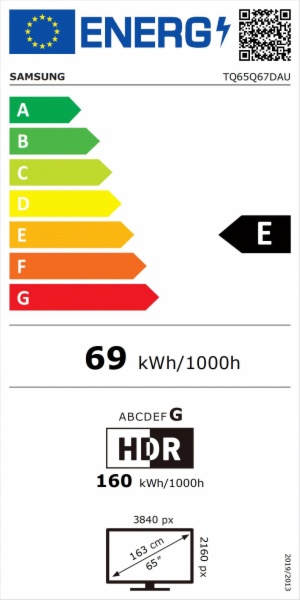 TELEVISOR LED SAMSUNG TQ65Q67DAUXXC